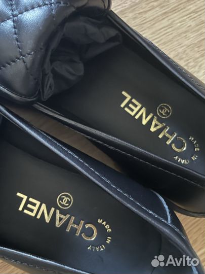 Лоферы chanel новые оригинал