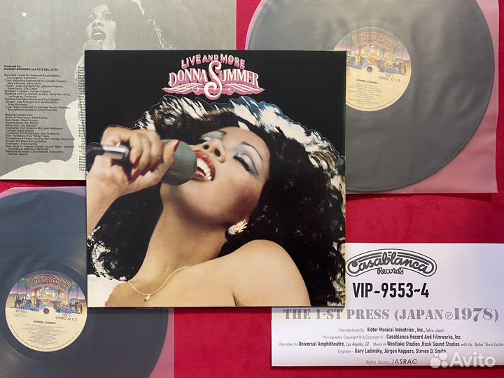 LP) Donna Summer.1978- (Japan).2LP, 1st press