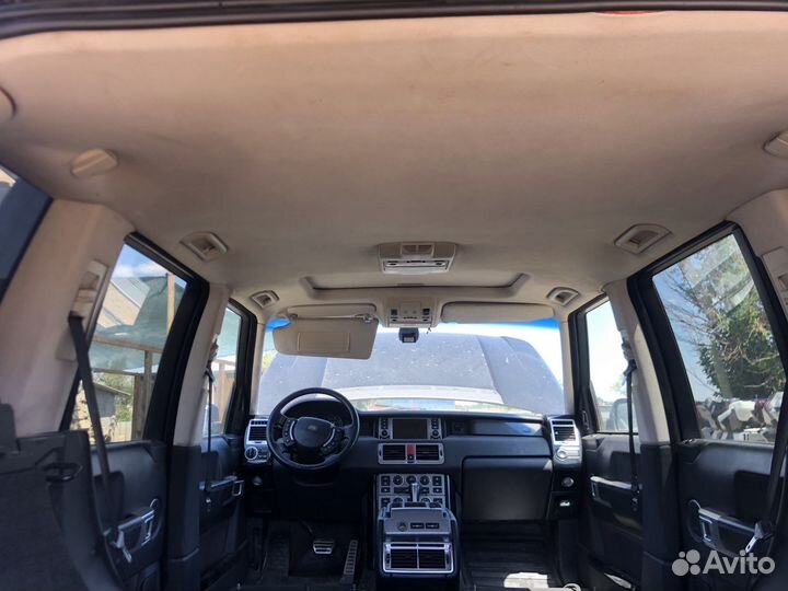Обшивка пластик салона Range rover vogue 4.2