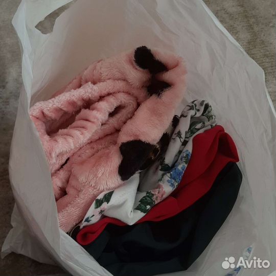 Два пакета с женскими вещами