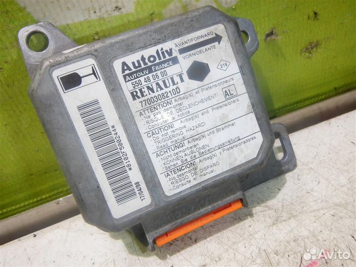 Блок управления AIR BAG Рено Кенгу Кангу