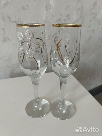 Бокалы гусь хрустальный 6 штук