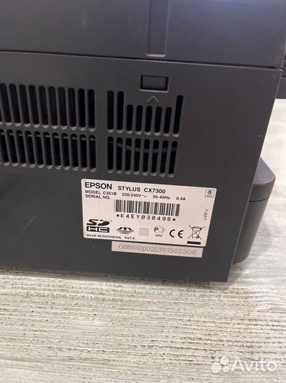Принтер мфу Epson Stylus CX7300