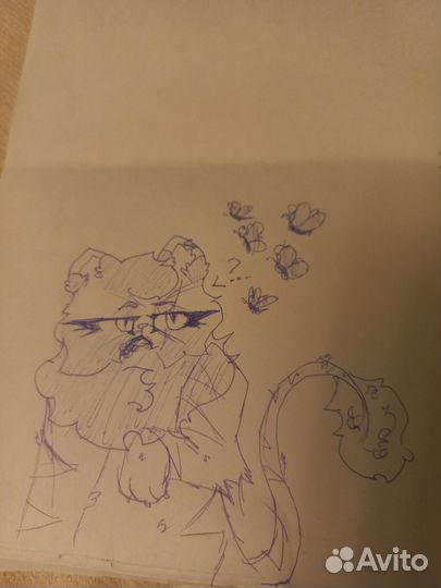 Учитель по рисованию котов