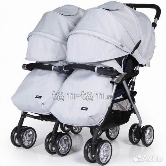 Прогулочная коляска для двойни бу