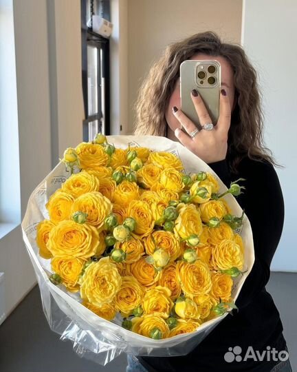 Кустовые розы (Сборный Букет) 40-70 см