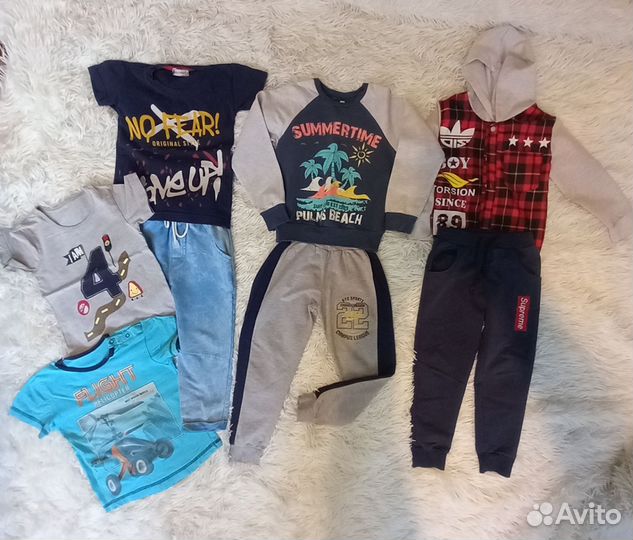 Пкет вещей для мальчика р.98