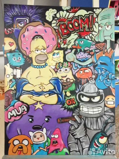 Картина в технике 