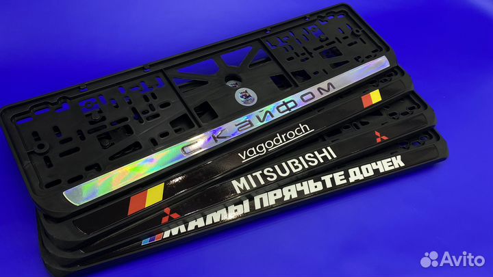 Рамка для госномера авто с текстом