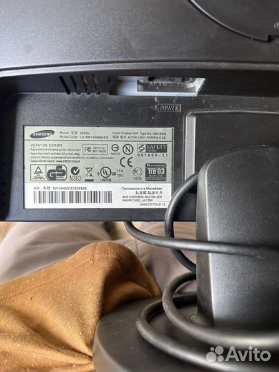 Монитор Samsung syncmaster 943SN