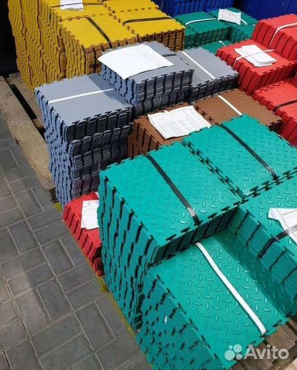 Модульная пвх плитка для склада