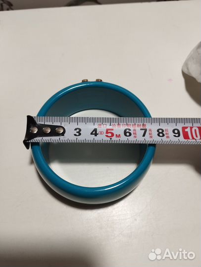 Браслет Roberto Cavalli бирюзовый 7.5 см