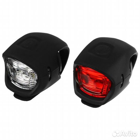 Комплект велосипедных фонарей JY-3204F+JY-3204T, ц