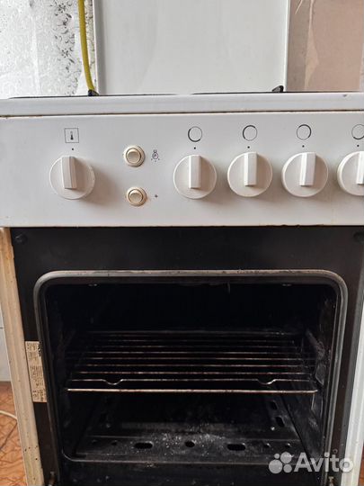 Газовая плита бу с электрической духовской