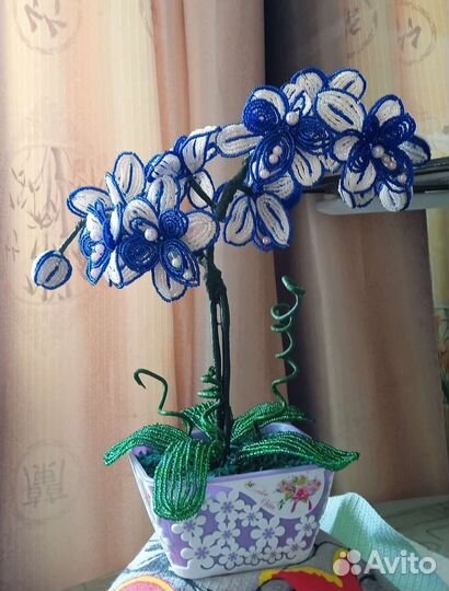 Цветы и деревья из бисера