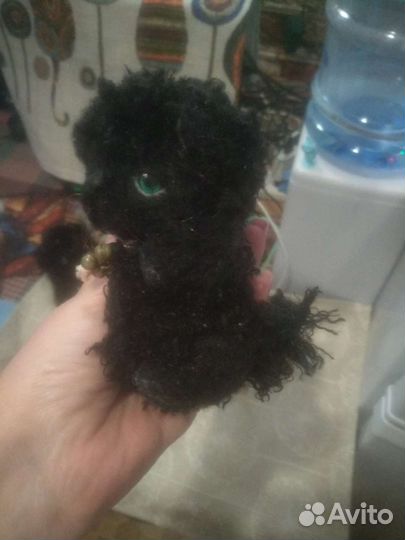 Котик Тедди коллекционный ручная работа