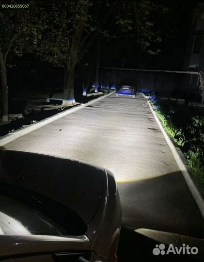 Bi LED лазерные туманки Skoda Octavia A7 fl рестайлинг