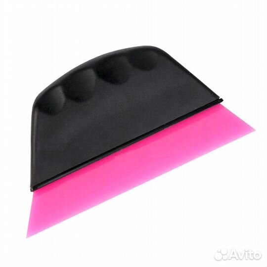 Ракель для (PPF) розовый с пласт- ручкой 14.5*9см