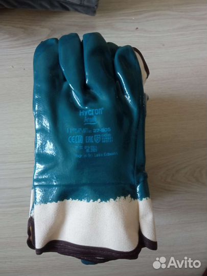 Перчатки рабочие прорезиненные