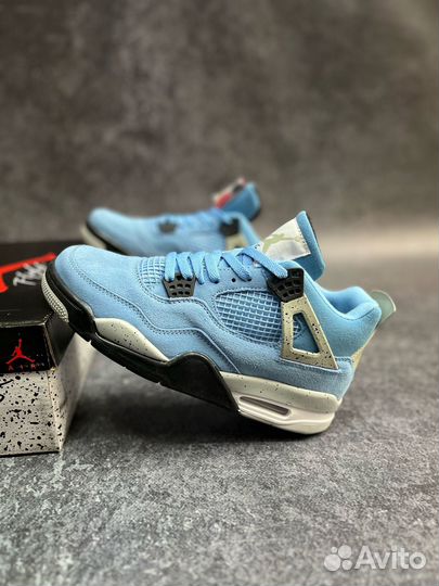 Кроссовки Nike Air Jordan 4 University Blue 41-45