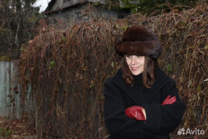 Шляпа женская норковая