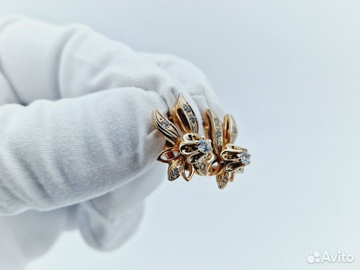 Пара серёг 585 пробы. Рассрочка