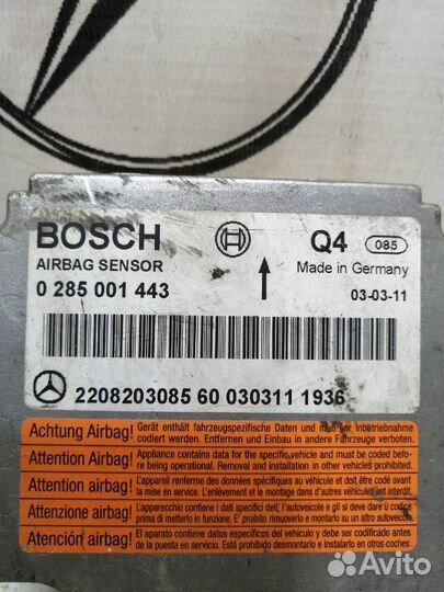 Блок управления AirBag Mercedes W220