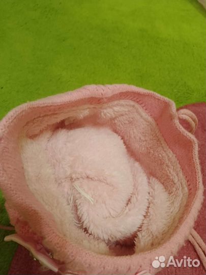 Шапка детская для девочки зимняя