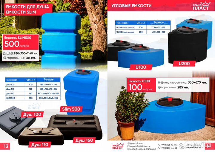 Душ 100. Емкость для душа 100 литров