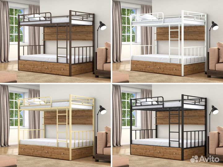 Двухъярусная детская кровать