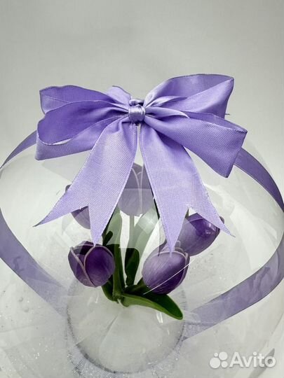 Тюльпаны в прозопчном шаре