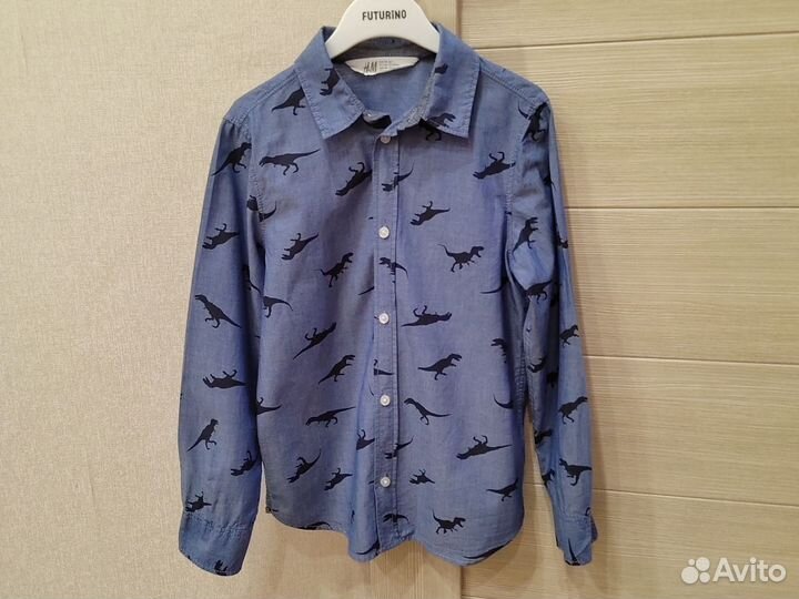 Рубашка для мальчика 122 128