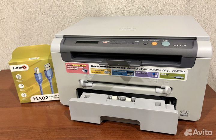 Принтер лазерный мфу ч/б Samsung scx 4200