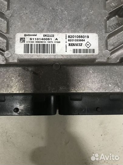Блок управления двигателем эбу Мозги Renault logan