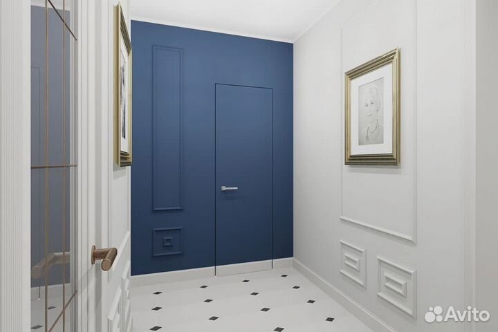 Дверь скрытого монтажа