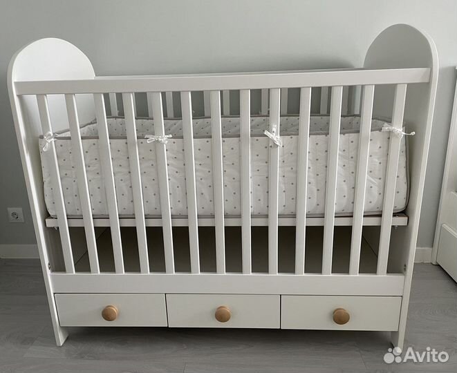 Детская кровать gonatt IKEA + матрас