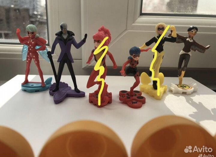 Игрушки kinder surprise Бегемоты Леди Баг