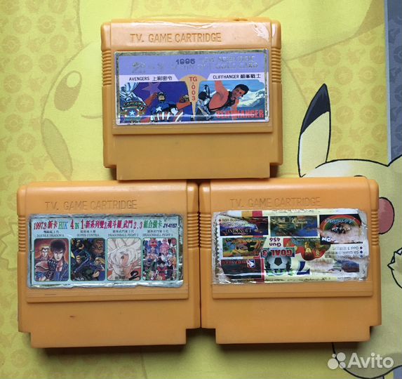 Сборники Денди Старые Картриджи из 90-х ч. 6