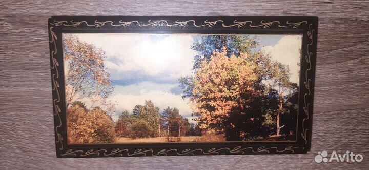 Шкатулка деревянная