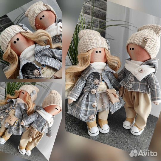 Куклы интерьерные пара