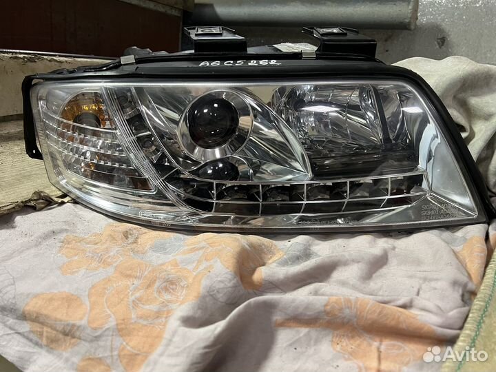 Фары ауди а 6 ц c 5 дорестайлинг тюнинг с дхо