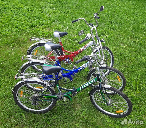 Продажа трёх складных велосипедов Stels
