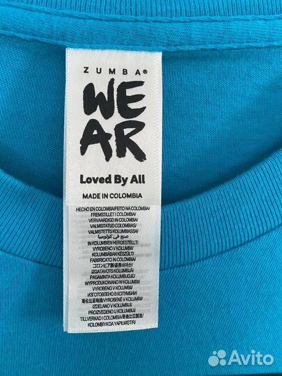 Футболка Zumba оригинал хлопок, размер 48-52