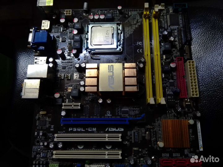 Материнская плата с процессором intel