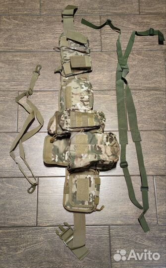 Тактический Разгрузочный пояс рпс с лямками