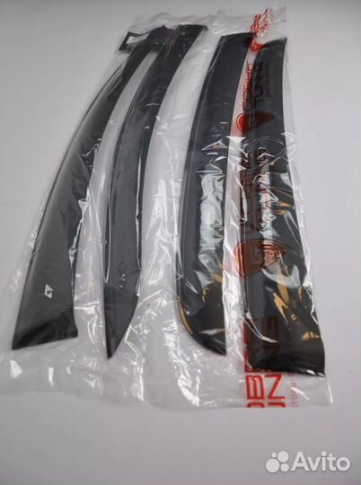 Дефлекторы окон Volvo S90 Sd 2016 с хромом