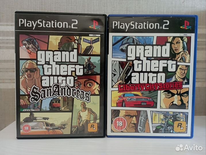 GTA Grand Theft Auto PS2 Лицензия PAL