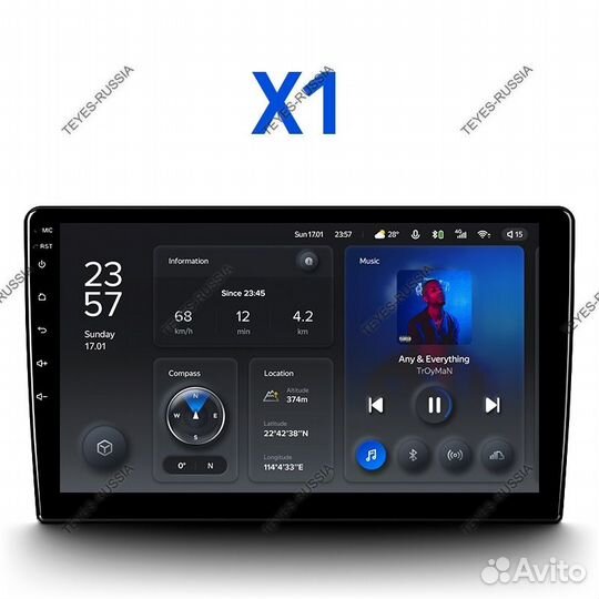 Андроид магнитола Teyes Nissan Serena 5 c27(2016+)