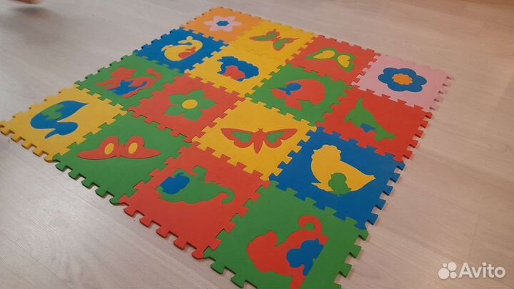 Детский коврик для ползания пазл