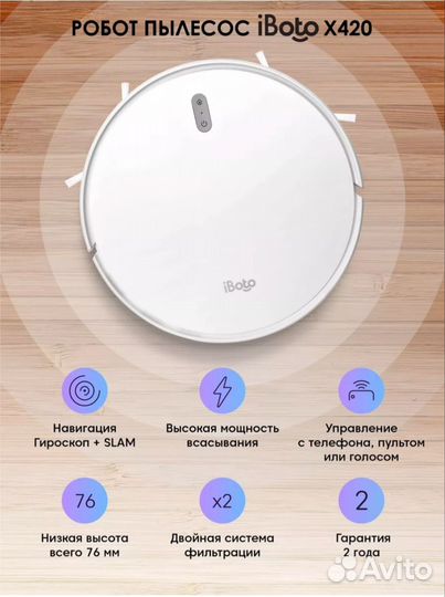 Робот пылесос iboto x420gw